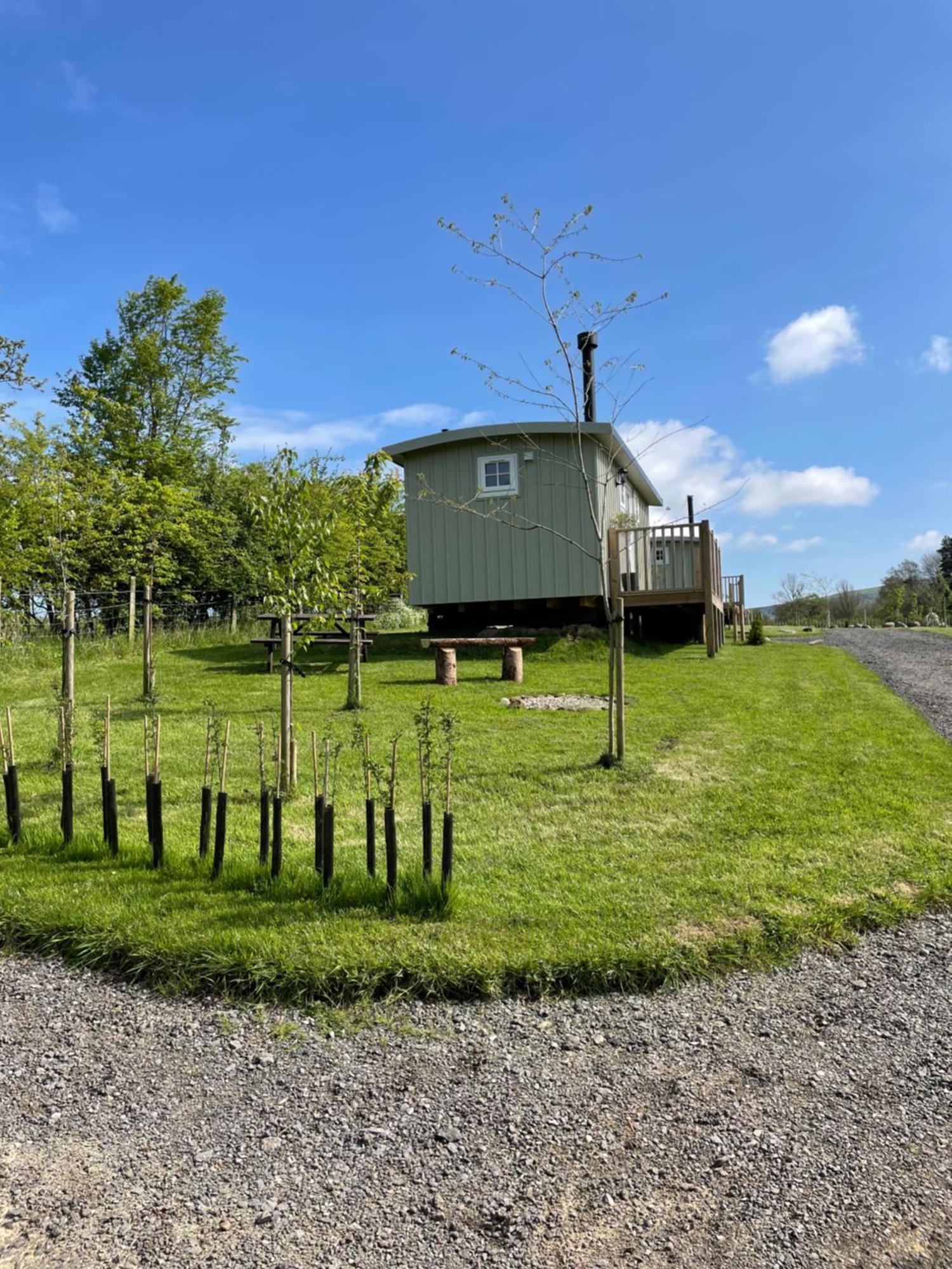 Rosemary Shepherds Hut, Clay Bank Huts Ingleby Greenhow エクステリア 写真